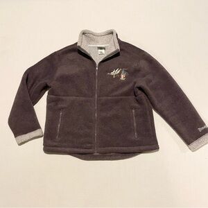 Disneyland Resort Tinkerbell Fleece Zip Up Jacket Sherpa Lined Large